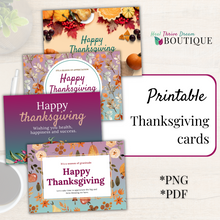 Load image into Gallery viewer, Thanksgiving Card Printable
