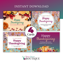 Load image into Gallery viewer, Thanksgiving Card Printable
