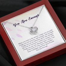 Load image into Gallery viewer, You Are Enough Necklace - Heal Thrive Dream Boutique
