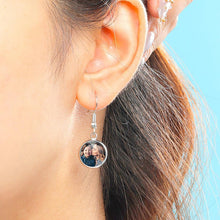 Load image into Gallery viewer, Photo Earrings Drop Earrings Two Photos Unique Gifts For Her
