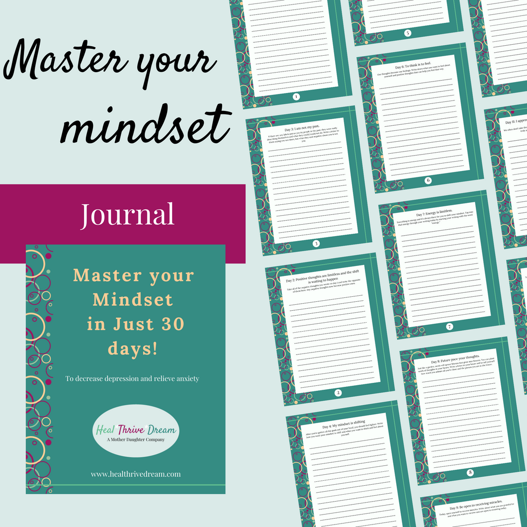 Master Your Mindset in Just 30 days! Journal - Heal Thrive Dream Boutique