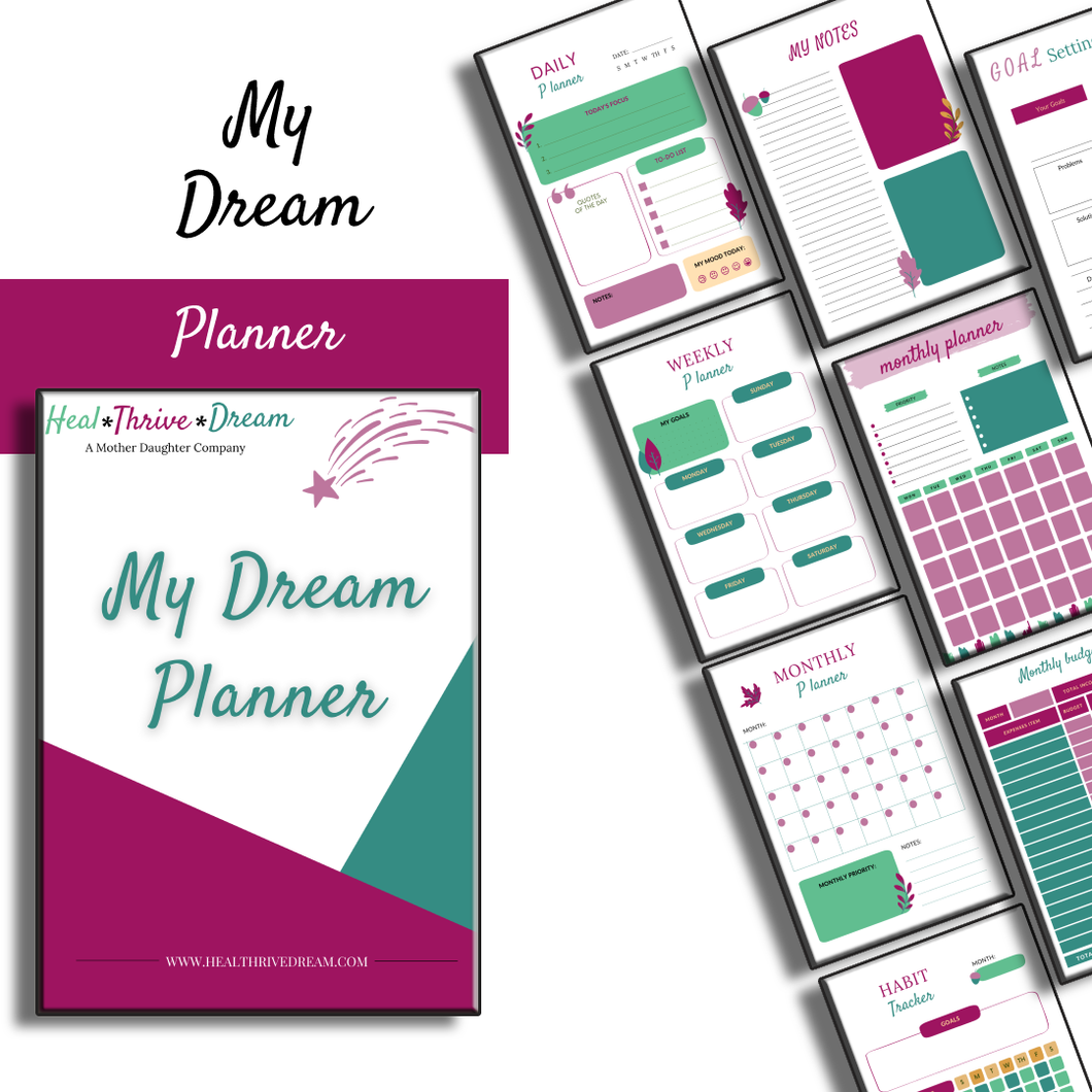 My Dream Planner - Heal Thrive Dream Boutique