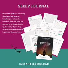 Load image into Gallery viewer, Sleep Journal For Trauma Survivors
