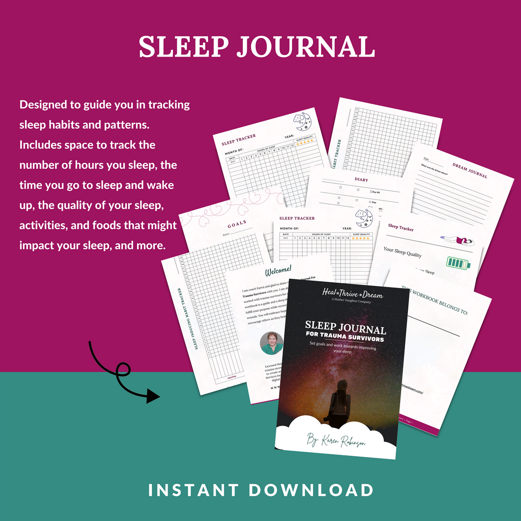 Sleep Journal For Trauma Survivors