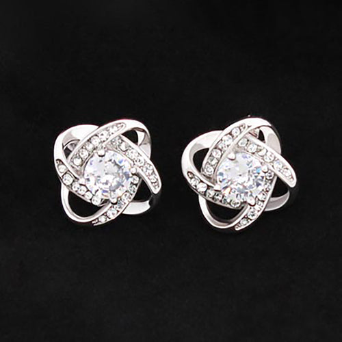 Love Knot Stud Earrings - Heal Thrive Dream Boutique