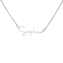 Load image into Gallery viewer, Signature style name necklace
