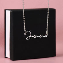 Load image into Gallery viewer, Signature style name necklace
