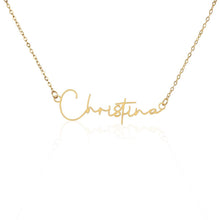 Load image into Gallery viewer, Signature style name necklace
