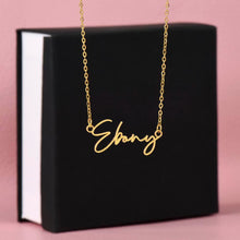 Load image into Gallery viewer, Signature style name necklace
