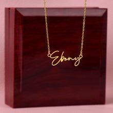 Load image into Gallery viewer, Signature style name necklace

