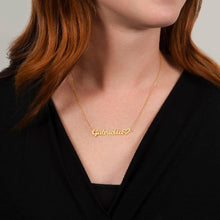Load image into Gallery viewer, Name necklace with heart
