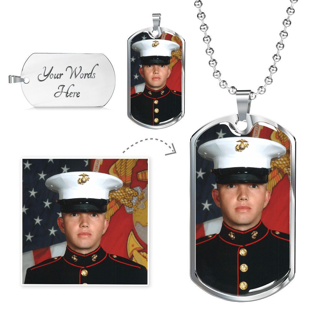 Luxury dog tag - Military ball chain