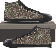 Load image into Gallery viewer, Paisley n Flowers - Womens Hightop
