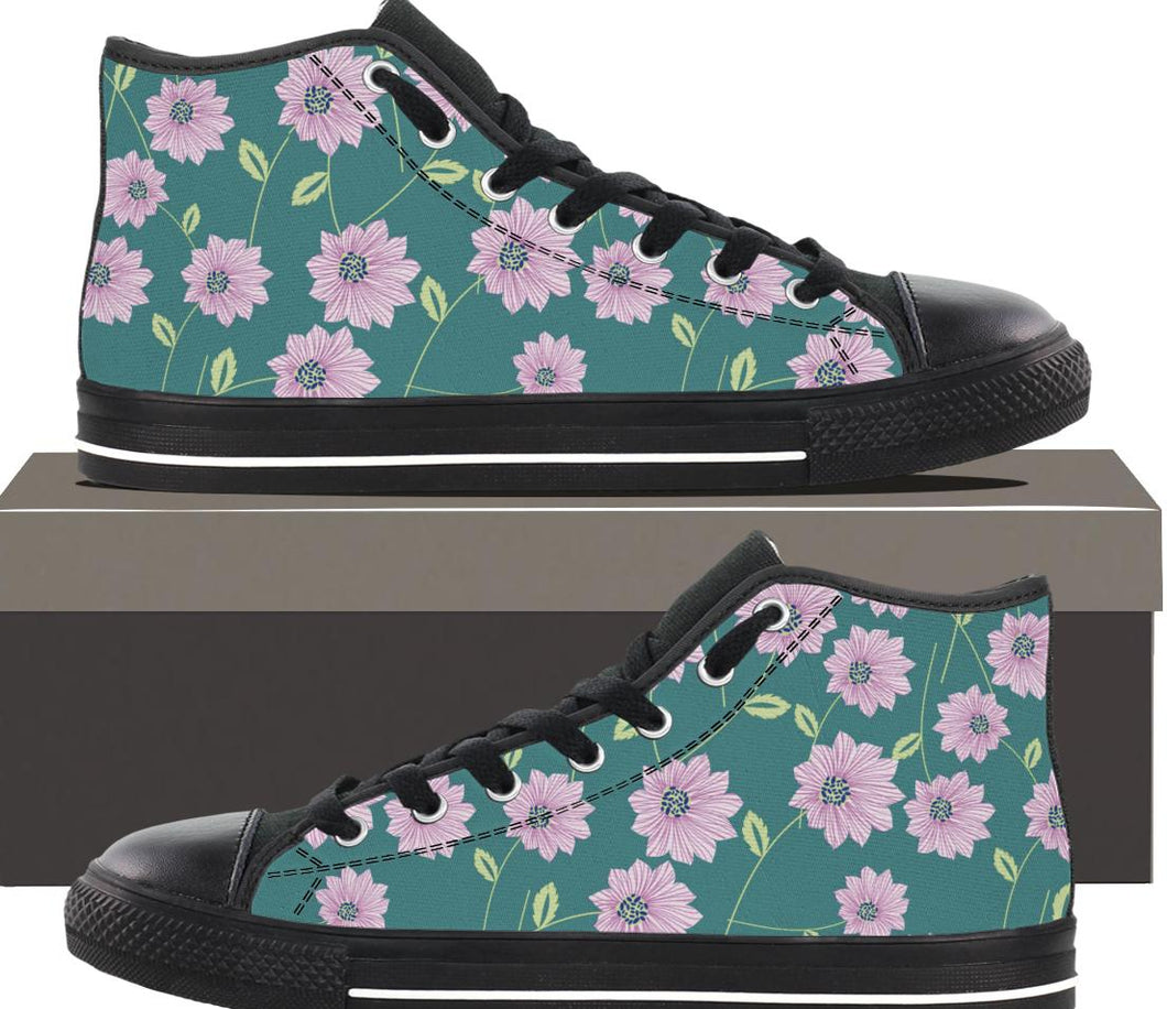 Floral Flowers 2 - Kids Hightop