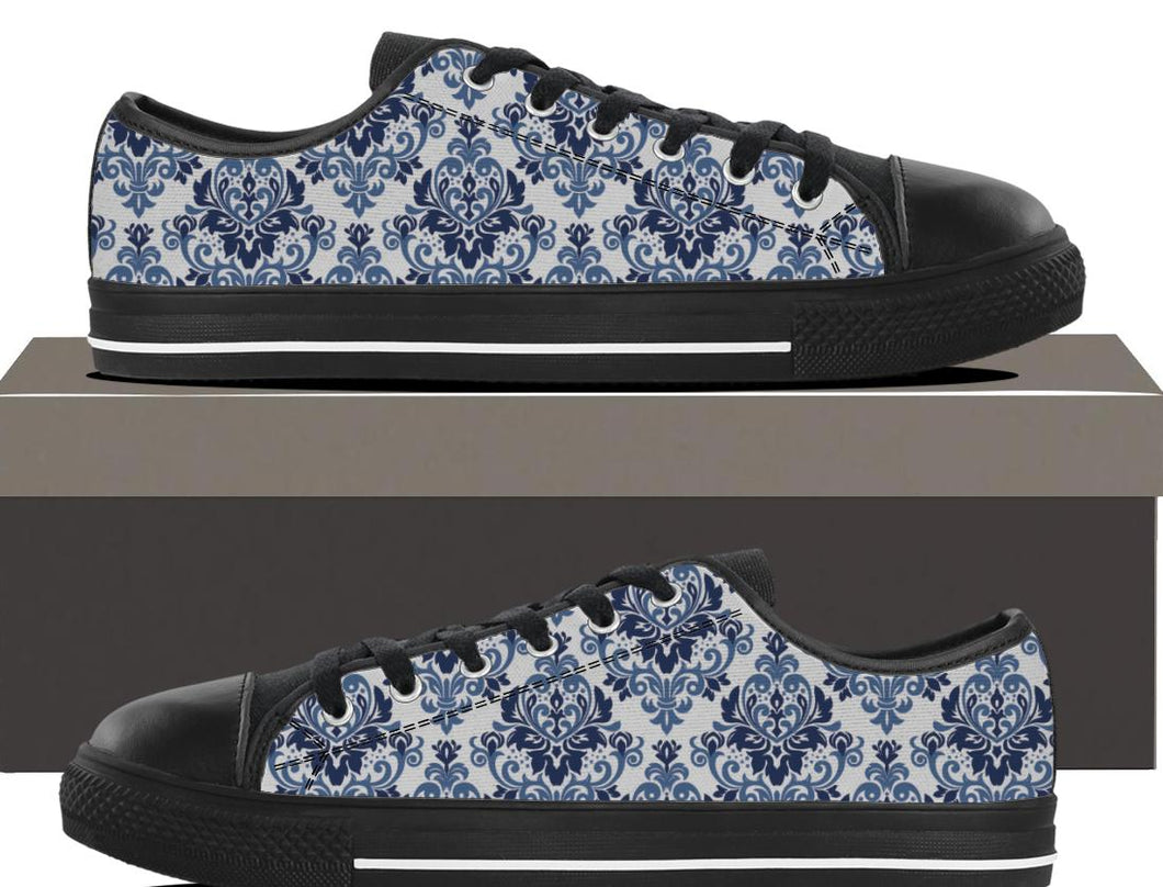 Damask Pattern - Kids Lowtop