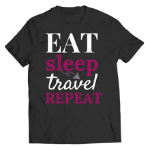 Load image into Gallery viewer, Eat sleep travel repeat
