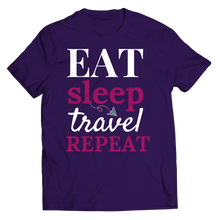 Load image into Gallery viewer, Eat sleep travel repeat
