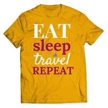 Load image into Gallery viewer, Eat sleep travel repeat
