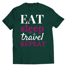 Load image into Gallery viewer, Eat sleep travel repeat

