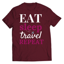 Load image into Gallery viewer, Eat sleep travel repeat
