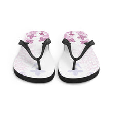 Load image into Gallery viewer, Lilac Flowers Flip-Flops
