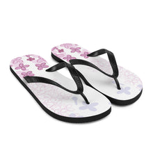 Load image into Gallery viewer, Lilac Flowers Flip-Flops
