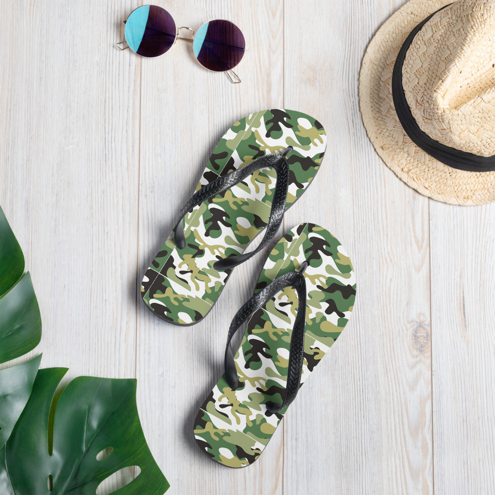 Camouflage Flip-Flops