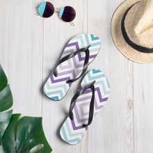 Load image into Gallery viewer, Chevron Flip-Flops
