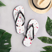 Load image into Gallery viewer, Hearts Flip-Flops
