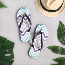 Load image into Gallery viewer, Chevron Flip-Flops
