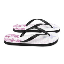 Load image into Gallery viewer, Lilac Flowers Flip-Flops
