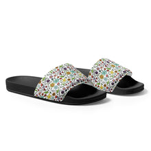 Load image into Gallery viewer, Colored Flowers Women&#39;s slides
