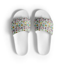 Load image into Gallery viewer, Colored Flowers Women&#39;s slides

