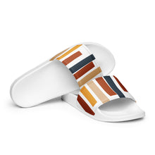 Load image into Gallery viewer, Boho Shapes Women&#39;s slides
